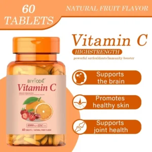 high strength vitamin c zinc gluten free and vegan tablets