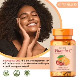 high strength vitamin c zinc gluten free and vegan tablets
